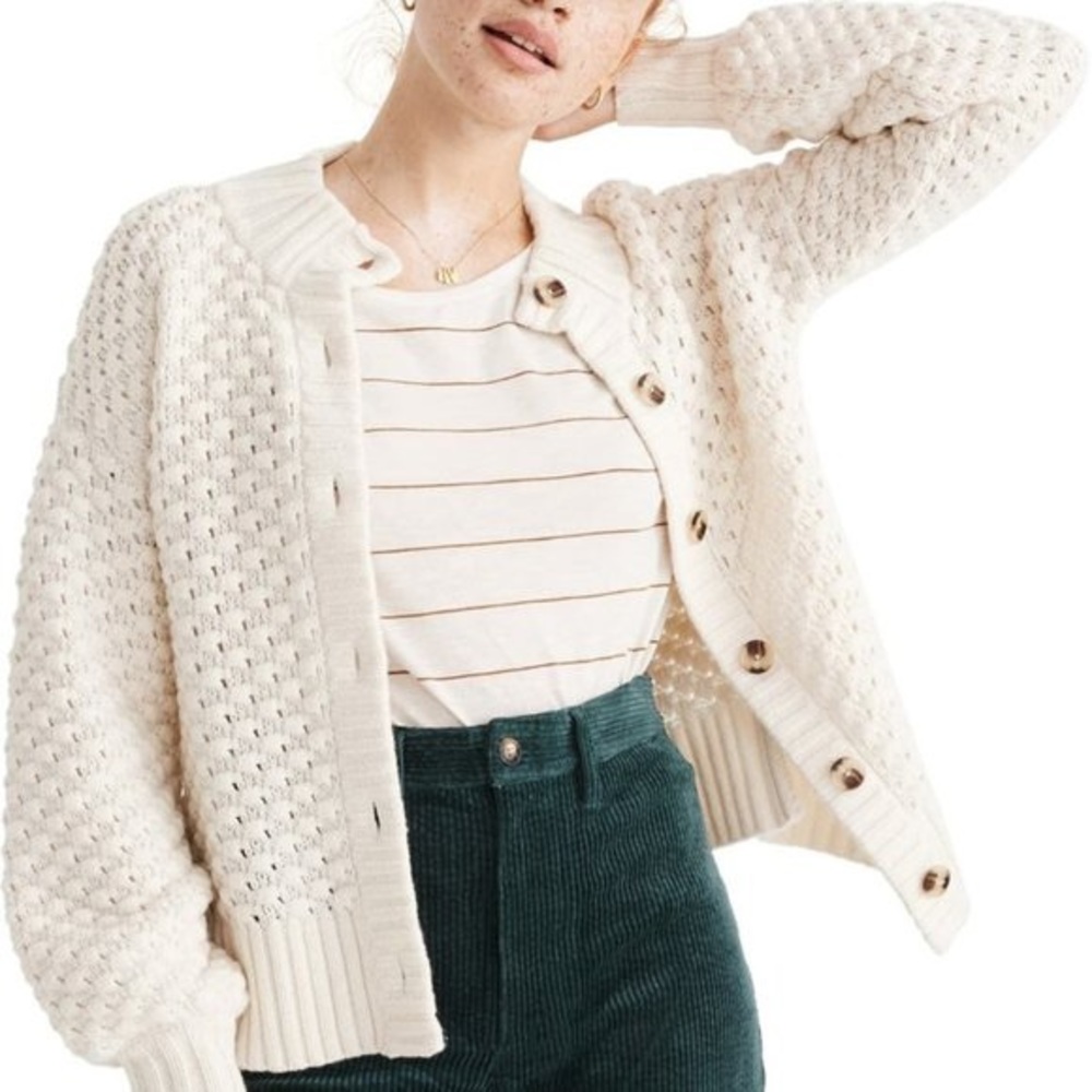 Madewell Surrey Bobble Cardigan